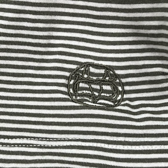 Massimo Dutti Green Striped T-Shirt - Picture 6 of 6